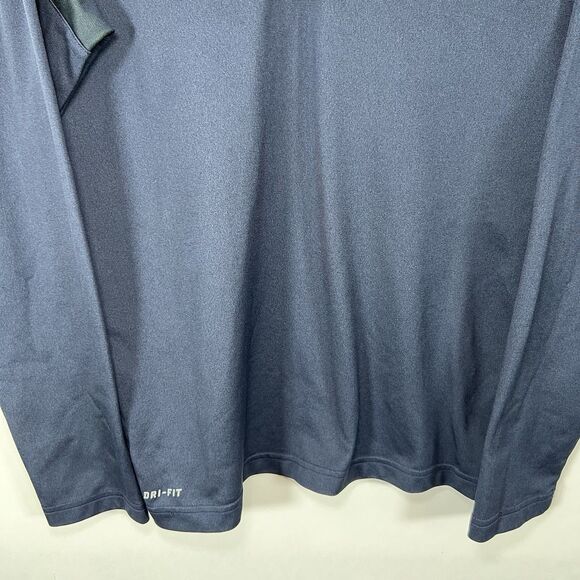 Michigan Wolverines Nike Air Jordan 1/4 Zip Pullover Mens Small Blue Block M - Picture 3 of 12